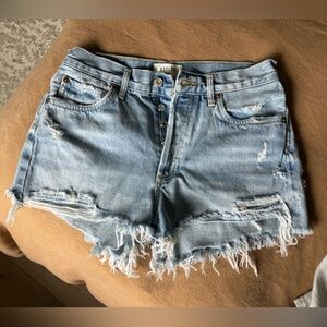 Agolde Parker Denim Shorts
